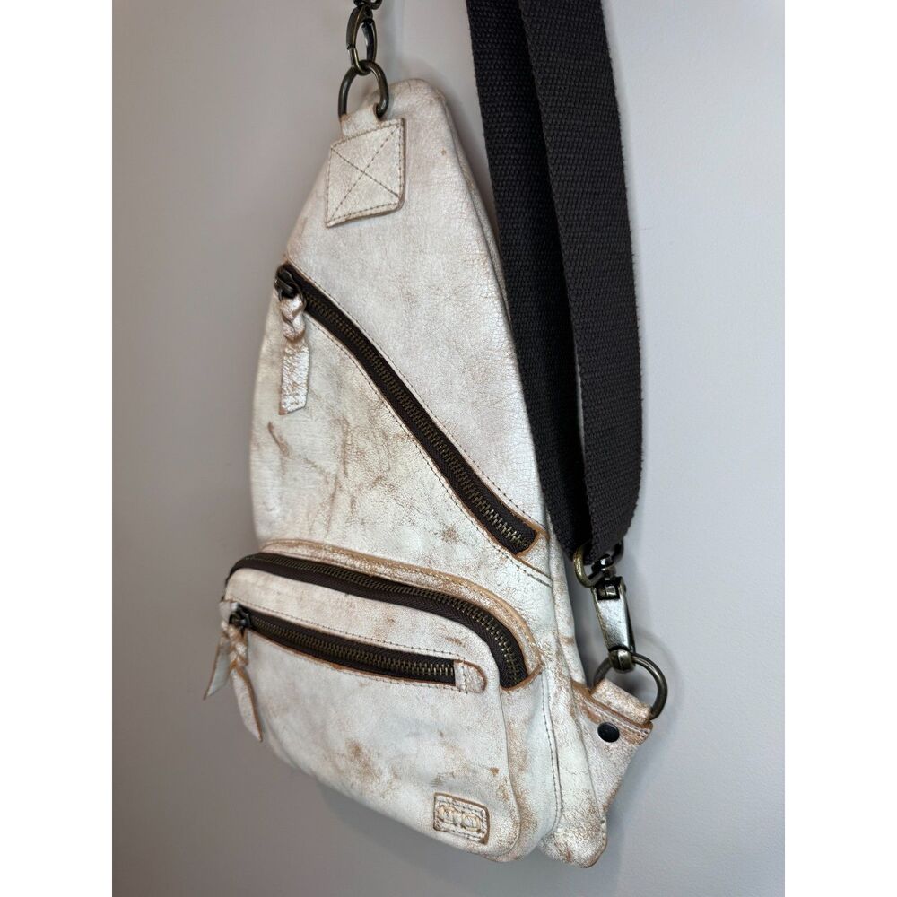 BED STU Andie Sling Leather Crossbody Backpack Nectar Lux - Picture 2 of 16